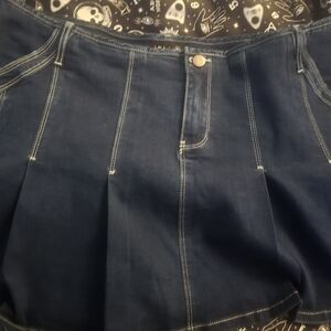 Delias blue jean skirt